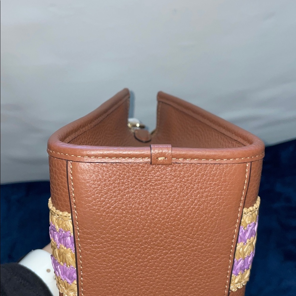NWT Coach Straw Webb Tote 24 - Picture 6 of 13